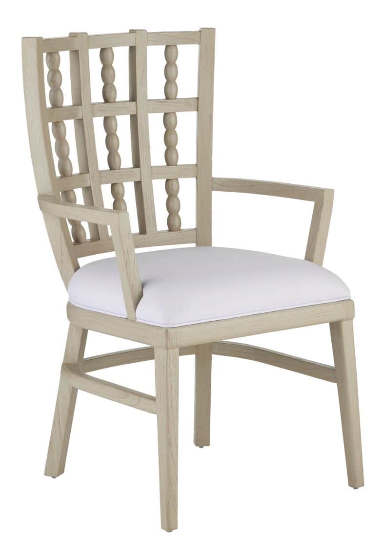 Currey and Company 7000-0711 Norene Gray Armchair Muslin Currey and Company 7000-0711 Norene Gray Armchair Muslin