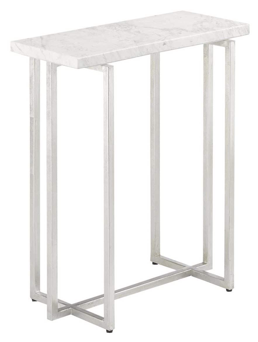 Currey and Company 4000-0070 Cora White Marble Accent Table Currey and Company 4000-0070 Cora White Marble Accent Table