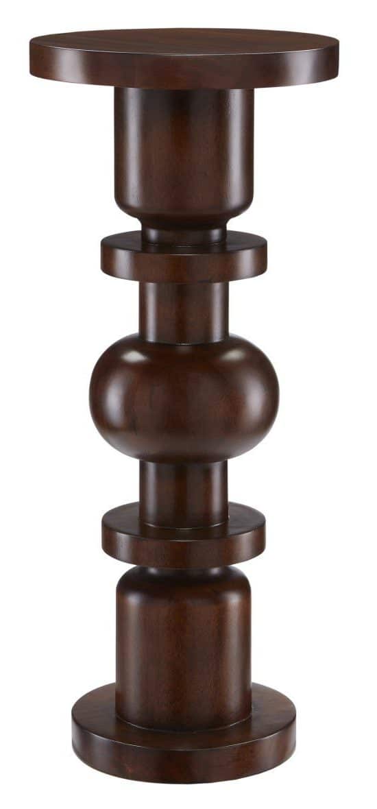 Currey and Company 3000-0187 Sasha Walnut Drinks Table