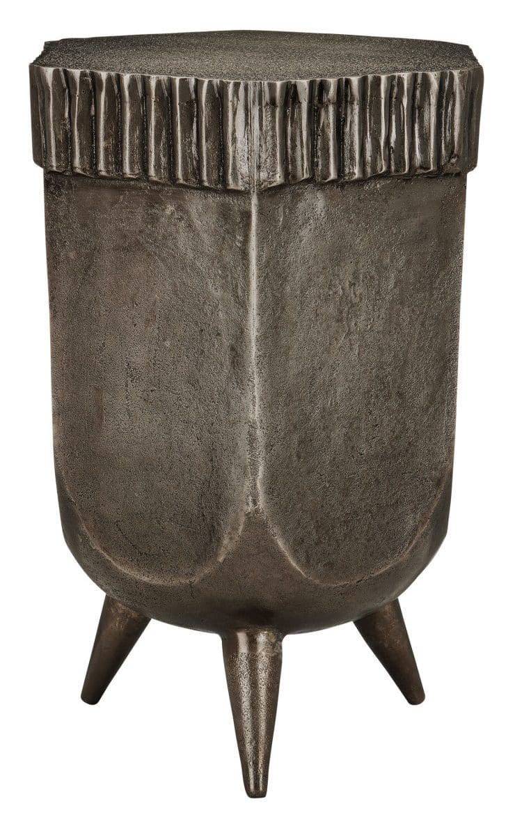 Currey and Company 4000-0163 Corda Graphite Accent Table