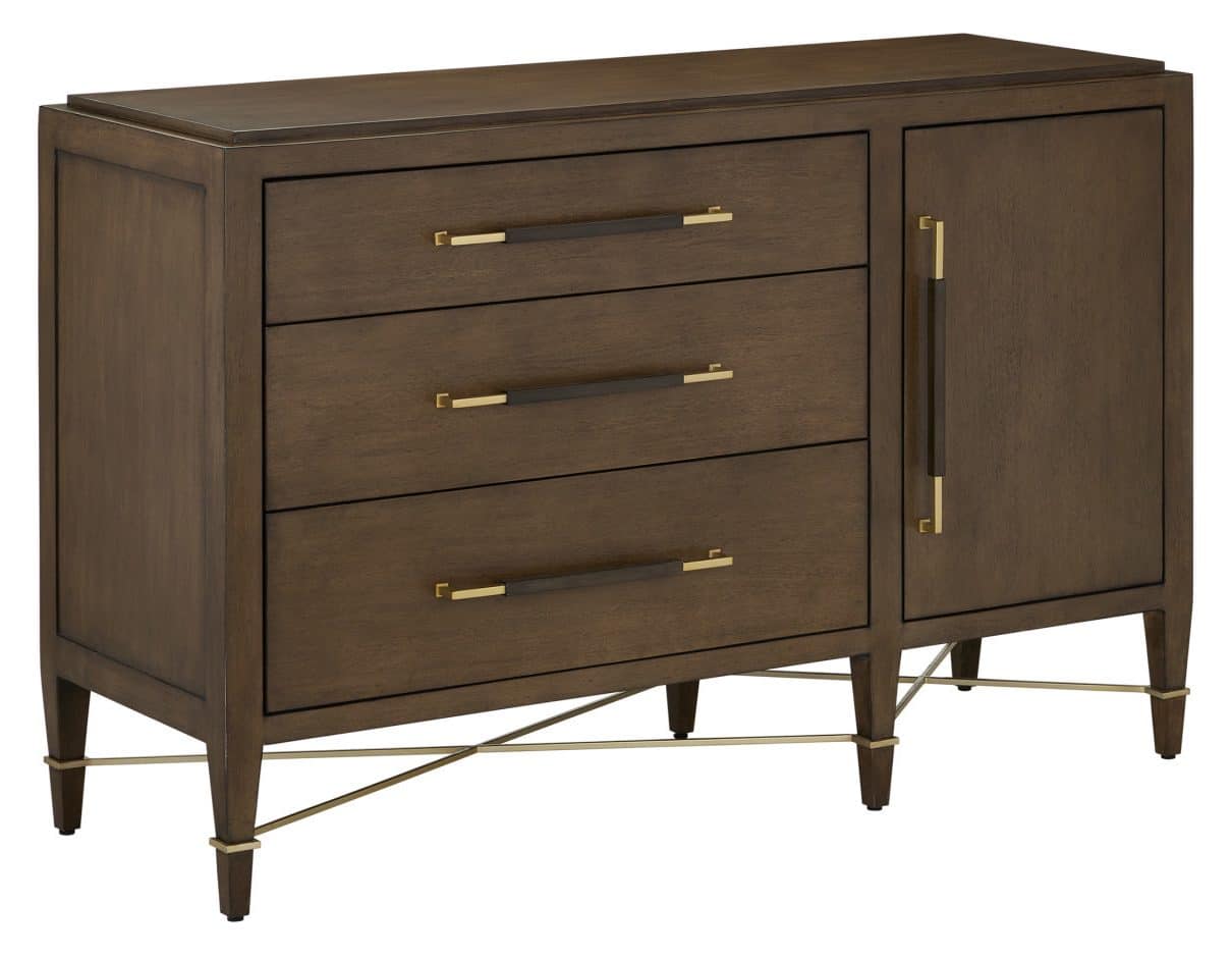Currey and Company 3000-0251 Verona Chanterelle Three-Drawer Chest