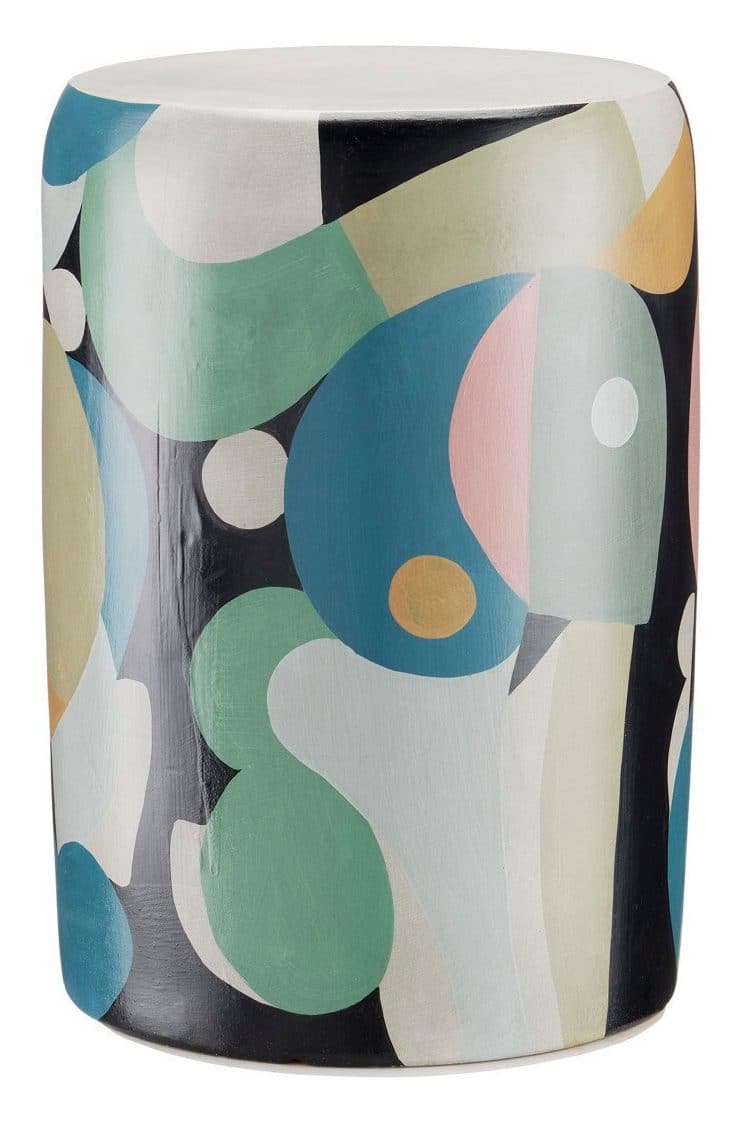 Currey and Company 3000-0254 So Nouveau Blue Accent Table