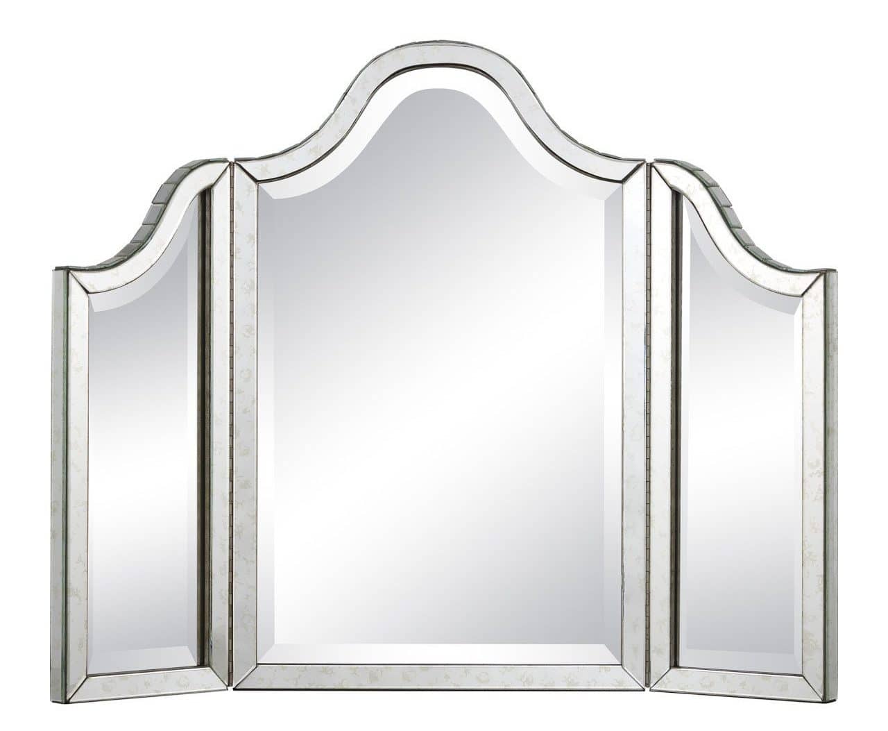 Currey and Company 1300 Gilda Silver Vanity Mirror