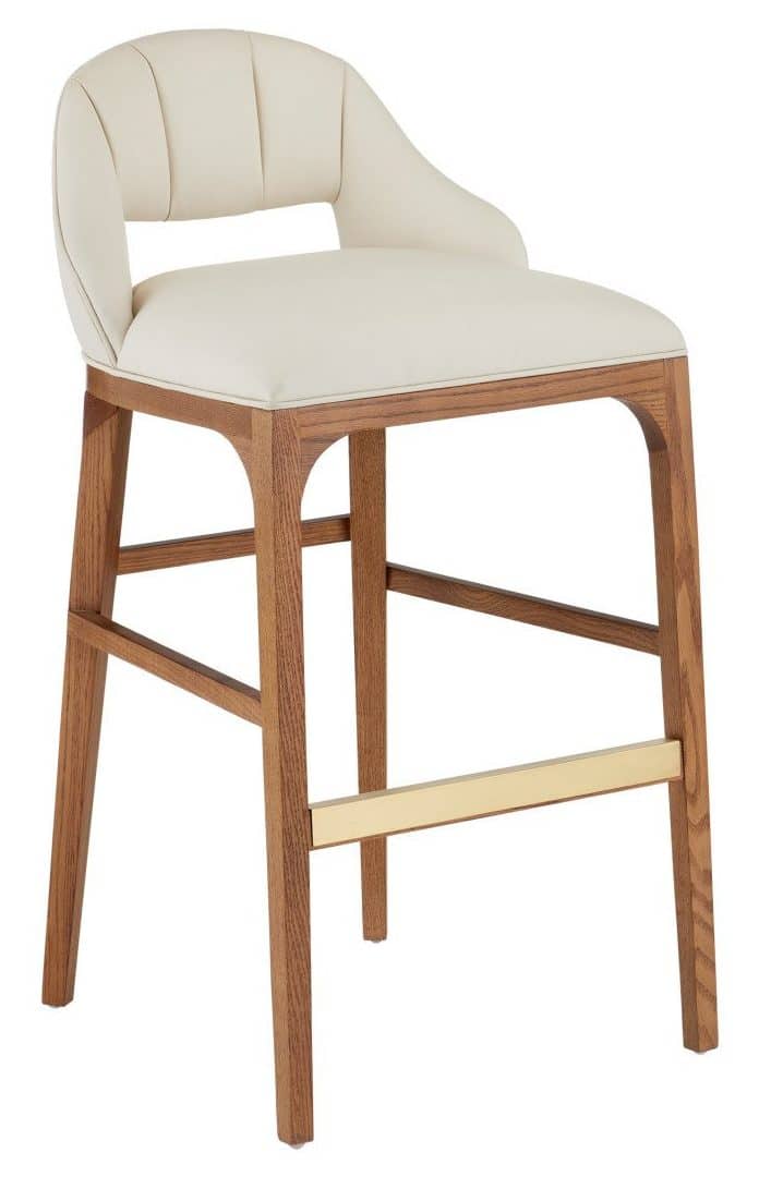 Currey and Company 7000-0732 Inga Bar Stool Endurance Sand Currey and Company 7000-0732 Inga Bar Stool Endurance Sand