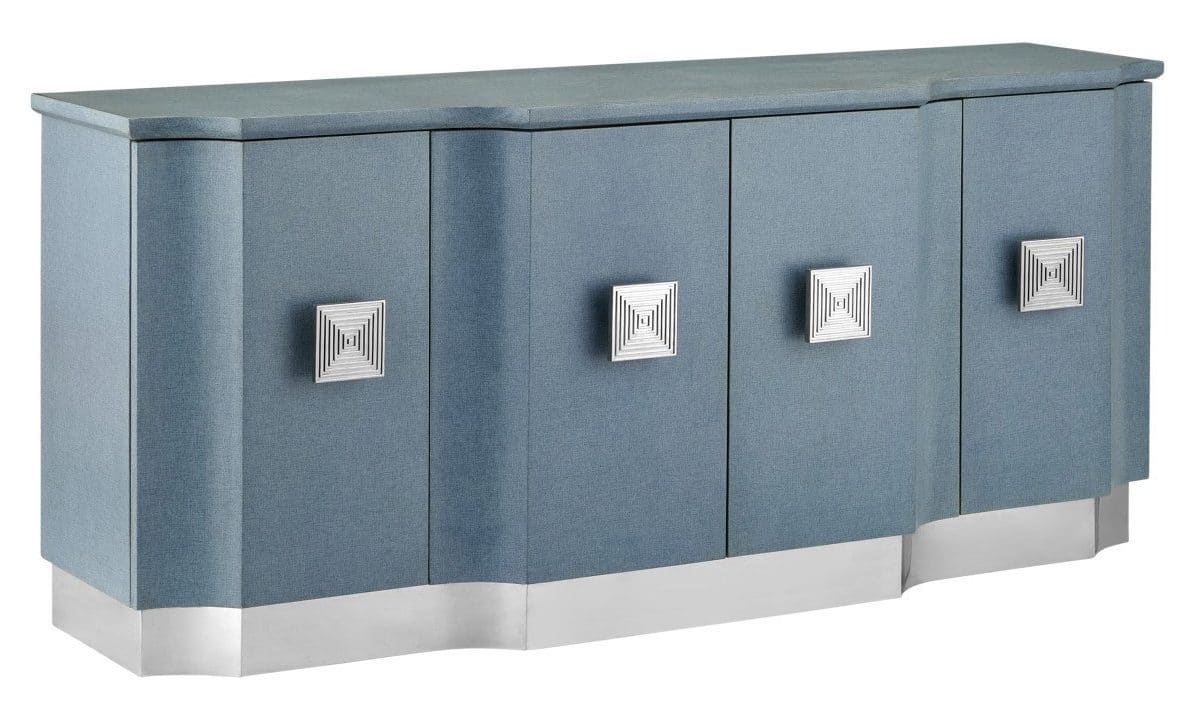 Currey and Company 3000-0281 Maya Blue Credenza