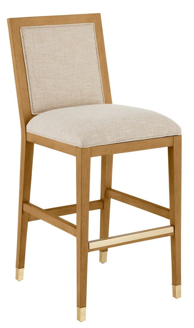 Currey and Company 7000-0912 Santos Sea Sand Bar Stool Liller Malt