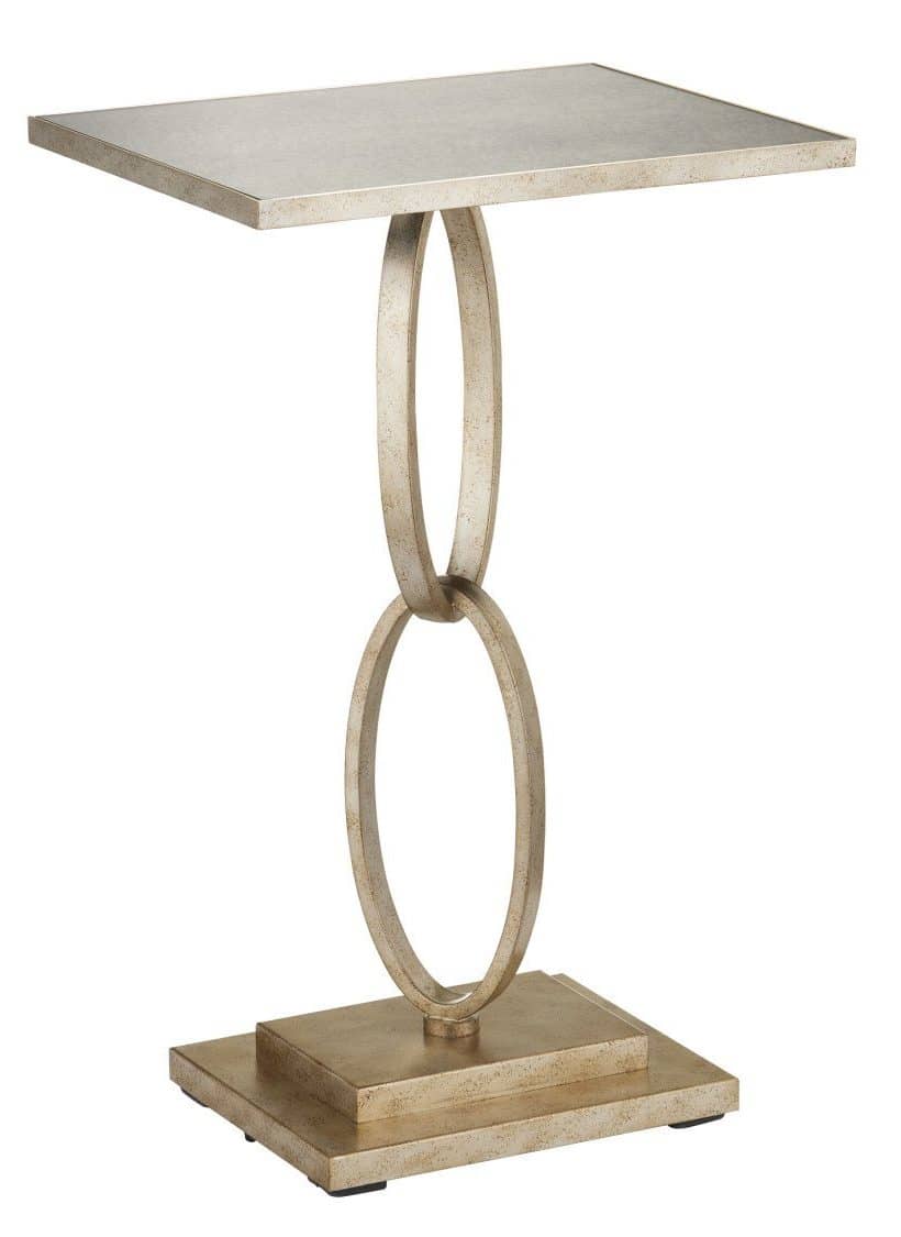 Currey and Company 4096 Bangle Silver Accent Table Currey and Company 4096 Bangle Silver Accent Table