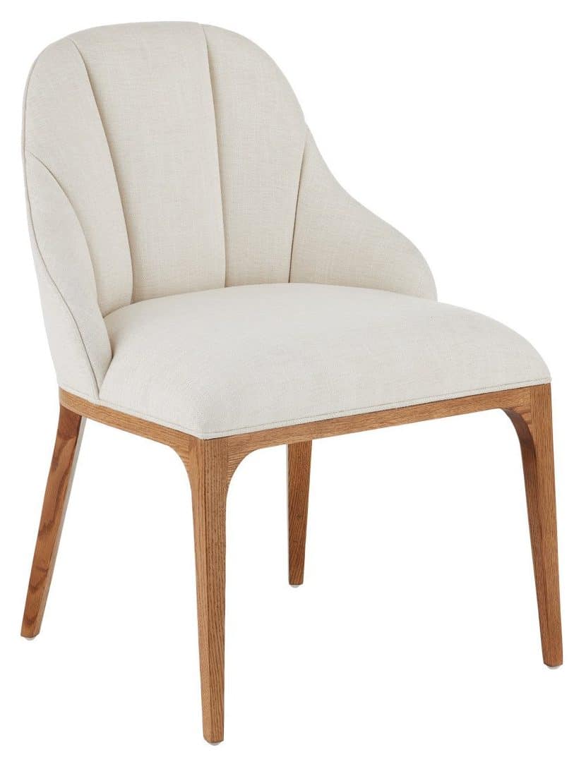 Currey and Company 7000-0762 Inga Dining Chair Adena Parchment