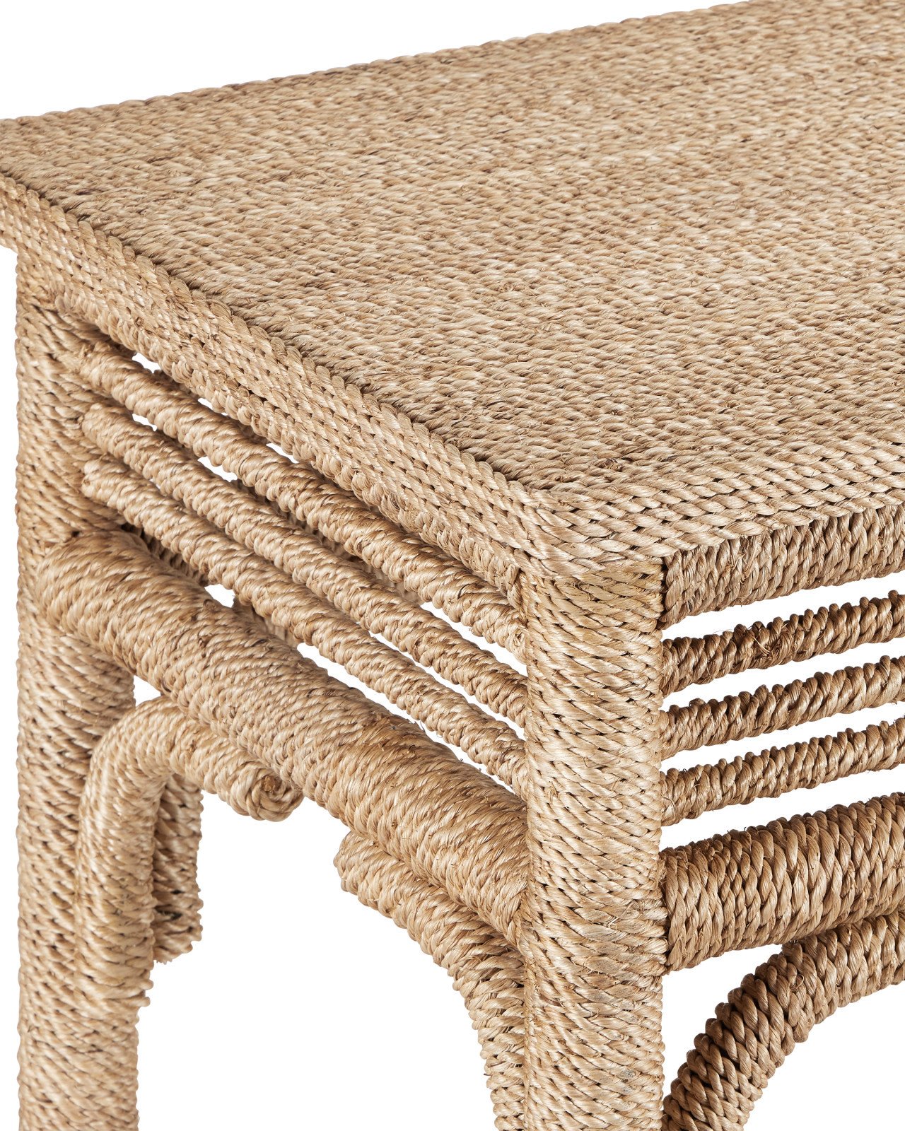 Currey and Company 3000-0012 Olisa Rope Console Table Currey and Company 3000-0012 Olisa Rope Console Table