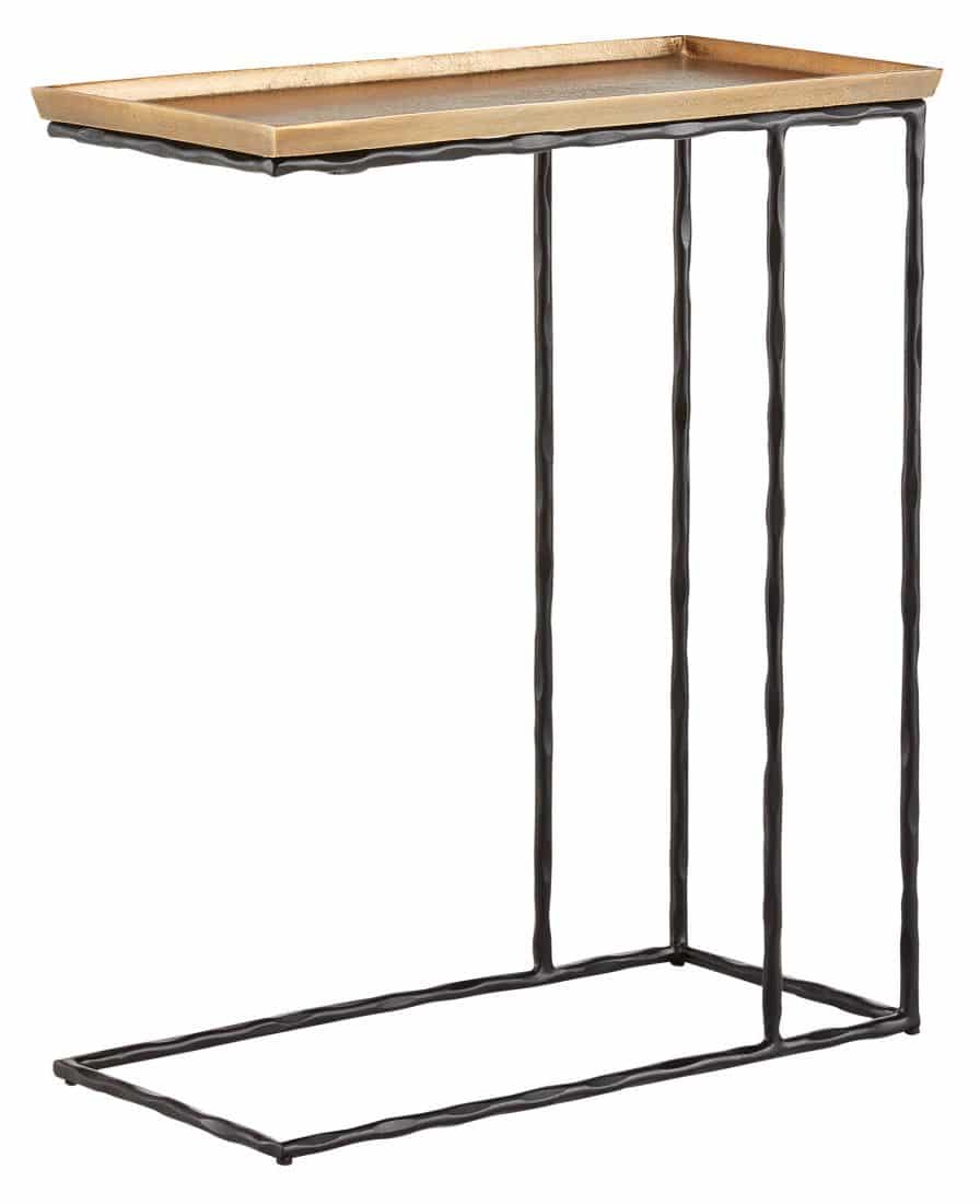 Currey and Company 4000-0131 Boyles Brass C Table