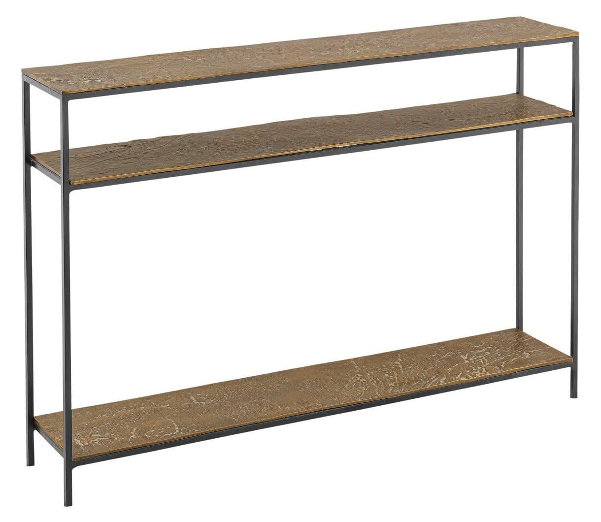 Currey and Company 4000-0200 Lathi Brass Console Table