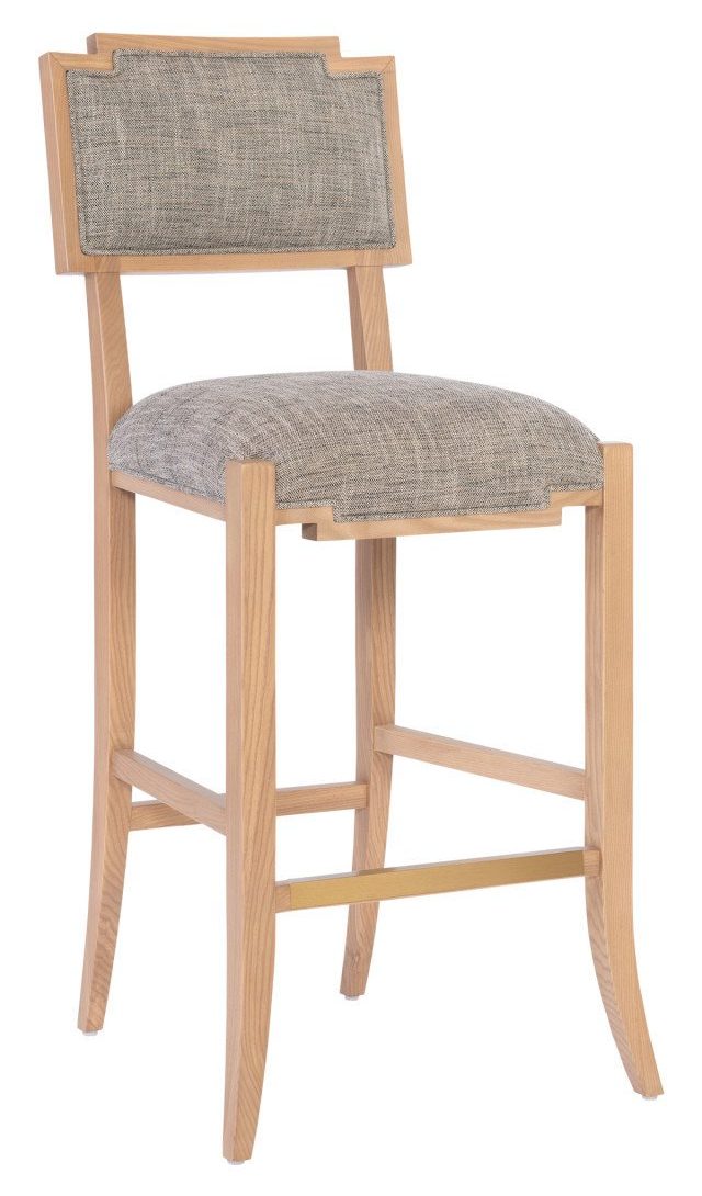Currey and Company 7000-1012 Melanie Blonde Bar Stool Liller Tortoise