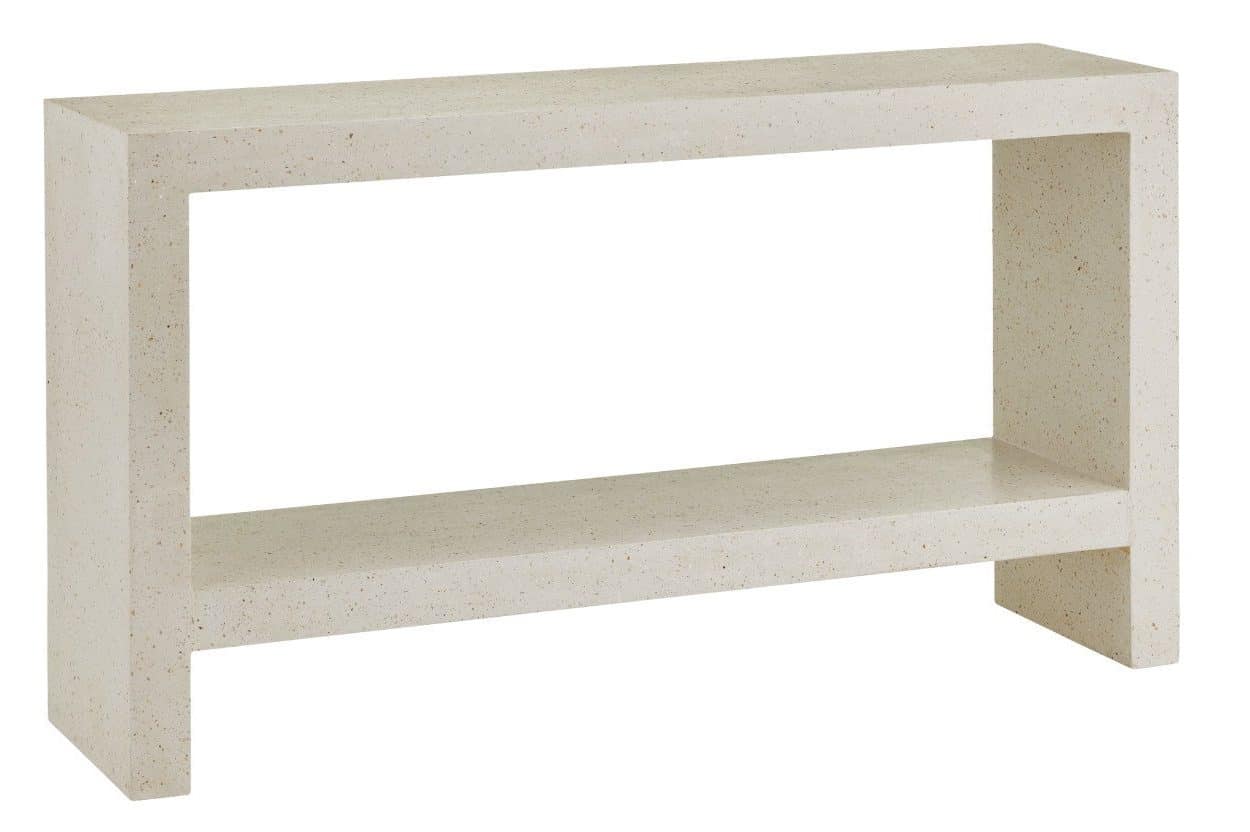 Currey and Company 2000-0039 Carson Ivory Terrazzo Console Table Currey and Company 2000-0039 Carson Ivory Terrazzo Console Table