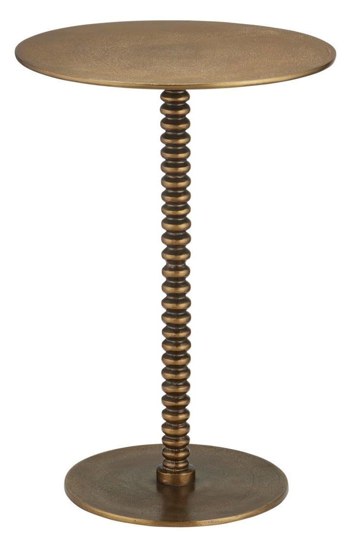 Currey and Company 4188 Dasari Brass Accent Table