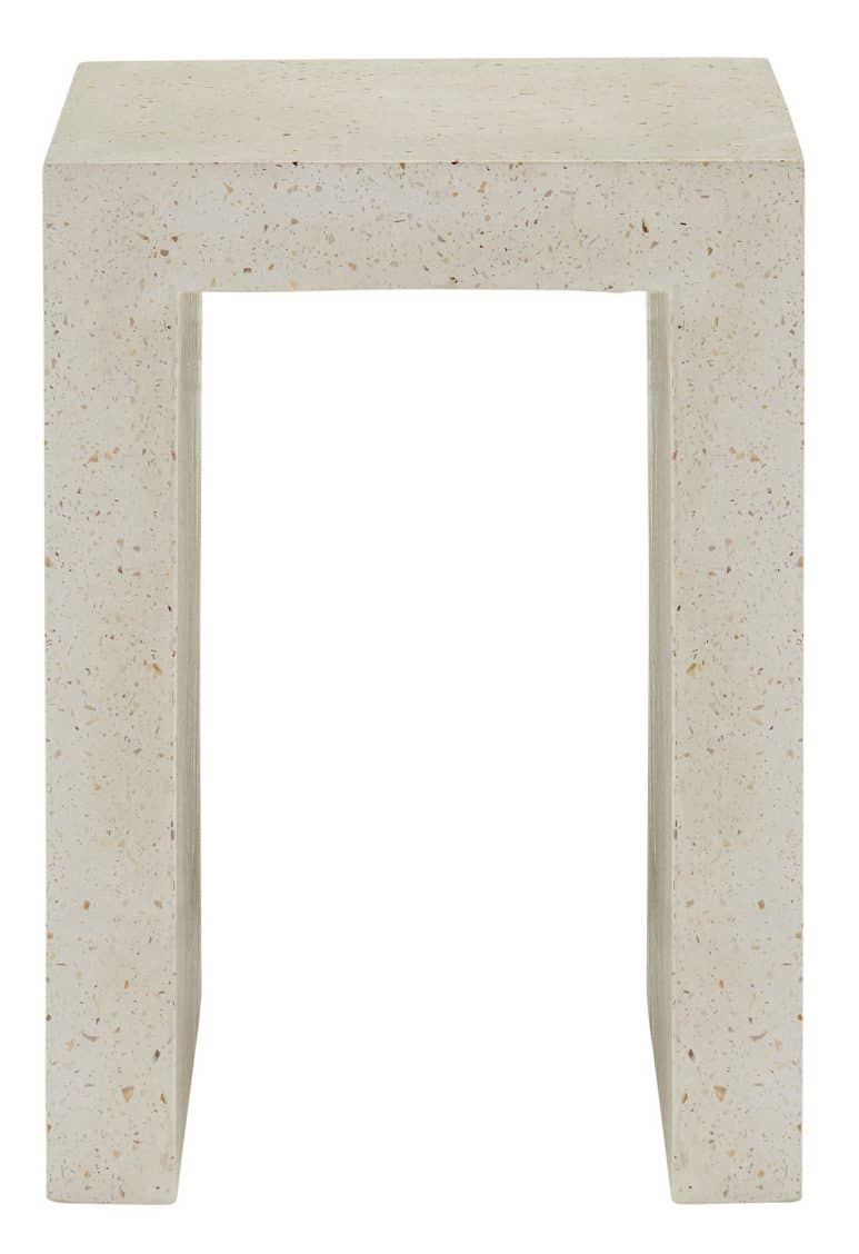 Currey and Company 2000-0041 Carson Ivory Terrazzo Accent Table Currey and Company 2000-0041 Carson Ivory Terrazzo Accent Table