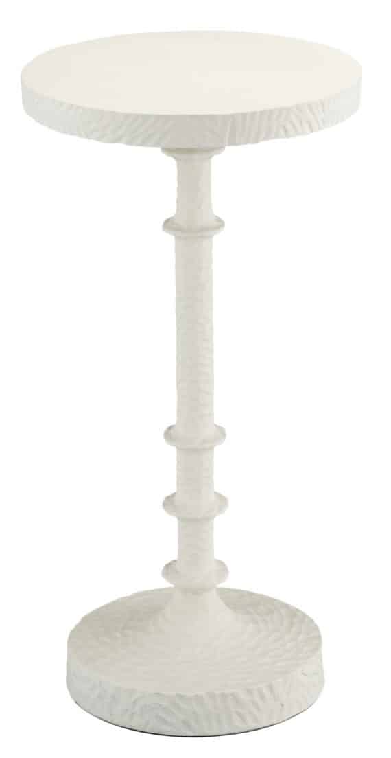 Currey and Company 4000-0103 Gallo White Drinks Table