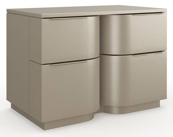 Caracole Furniture CLA-024-067 Oblique Large Nightstand