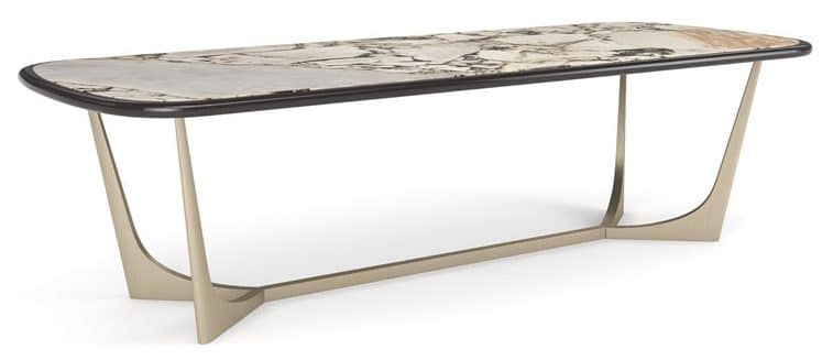 Caracole Furniture CLA-024-201 Vena Dining Table