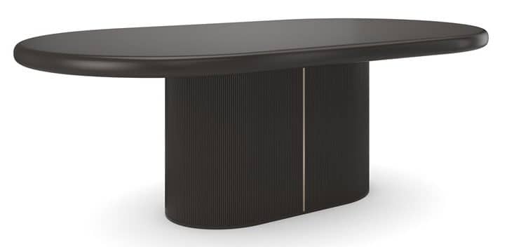 Caracole Furniture CLA-024-206 Love Dining Table Dark Chocolate