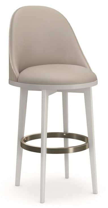 Caracole Furniture CLA-024-301 Another Round Bar Stool