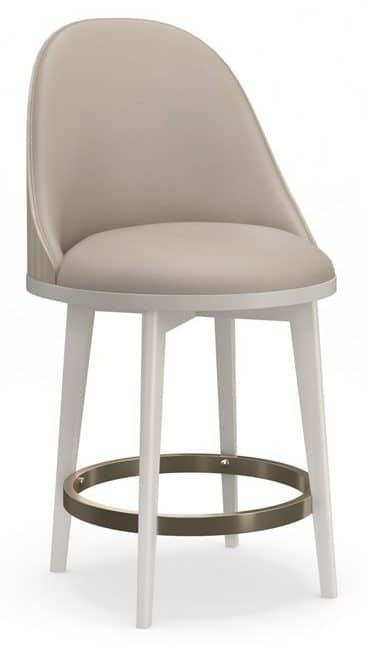Caracole Furniture CLA-024-311 Another Round Counter Stool