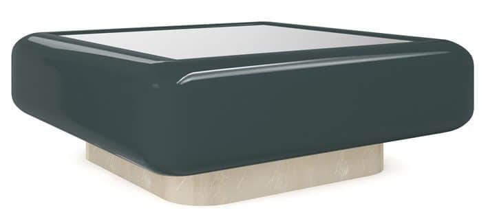 Caracole Furniture CLA-024-403 Gelee Cocktail Table Apatite