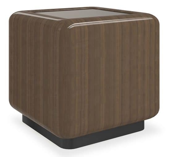 Caracole Furniture CLA-024-422 Gelee Square Accent Table Caramello