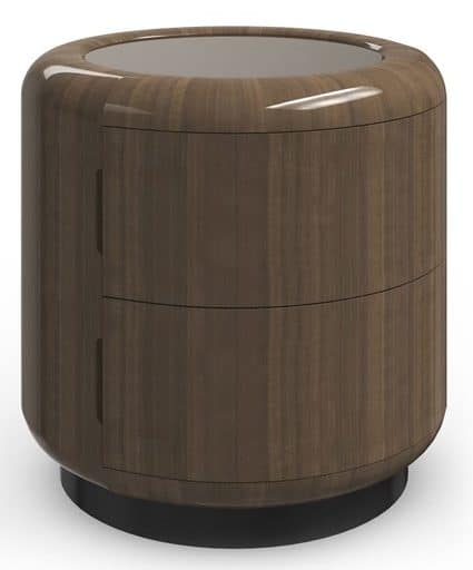 Caracole Furniture CLA-024-424 Gelee Round Accent Table Caramello