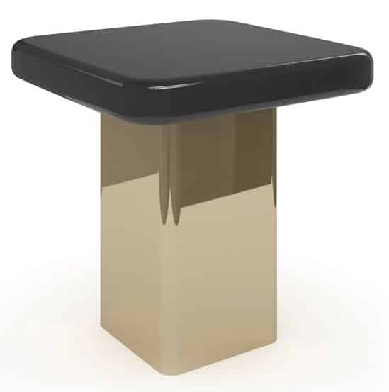 Caracole Furniture CLA-024-427 Gelee Accent Table Chocolate