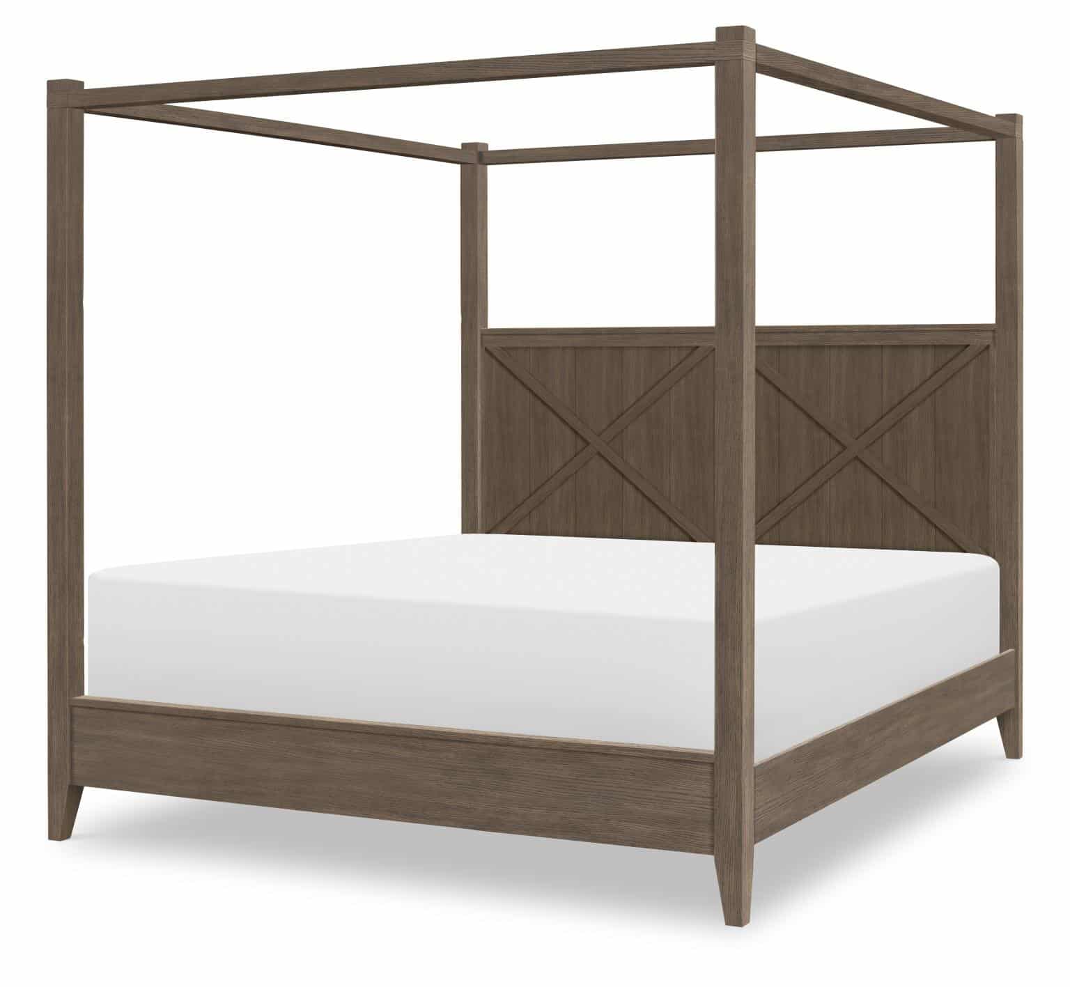 TY4422-5007K Complete Canopy Bed Cal King