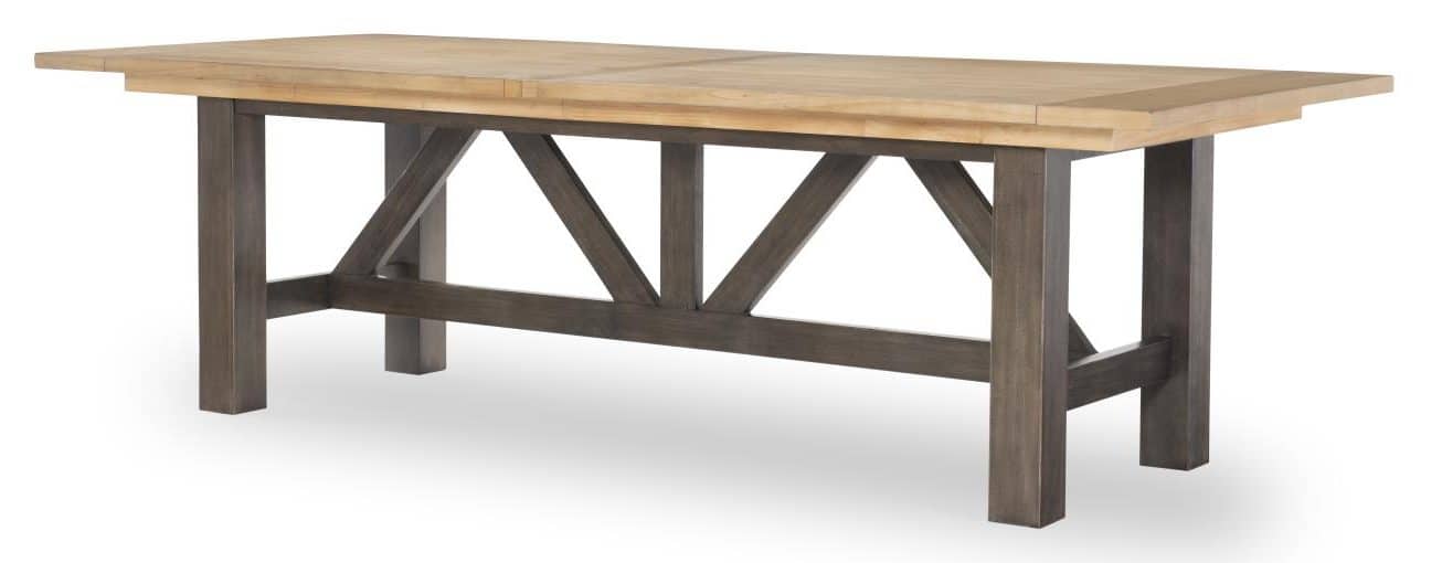 TY4425-222 Trestle Dining Table