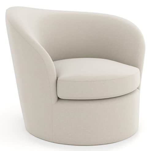 Caracole Furniture UPH-024-032-A Quasi RAF Swivel Chair