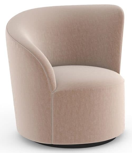 Caracole Furniture UPH-024-037-A Whorl LAF Swivel Chair