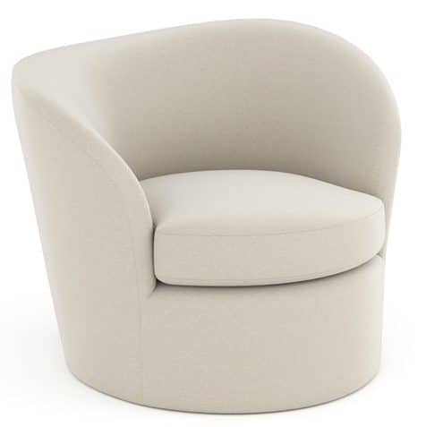 Caracole Furniture UPH-024-039-A Quasi LAF Swivel Chair