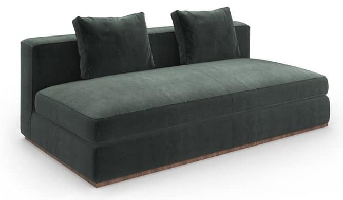 Caracole Furniture UPH-024-AS1-A Bello Armless Sofa