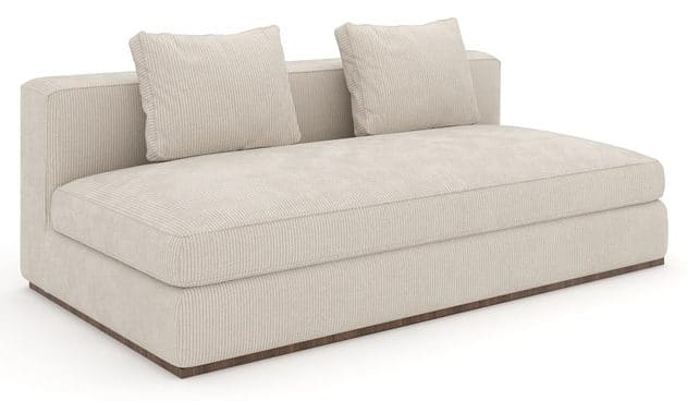 Caracole Furniture UPH-024-AS1-B Bello Armless Sofa