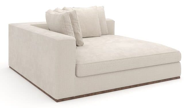 Caracole Furniture UPH-024-CHL1-B Bello Corner LAF Chaise