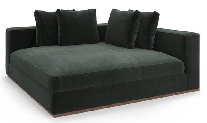 Caracole Furniture UPH-024-CHR1-A Bello Corner RAF Chaise