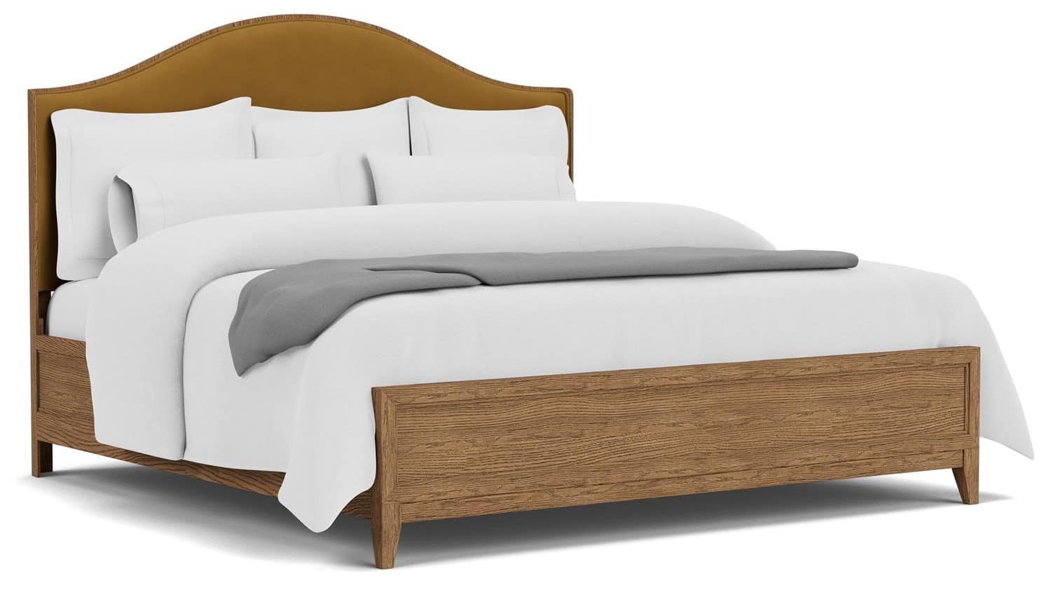 Riverside Furniture 51880-51881-58172 Halbrooke King Upholstered Bed