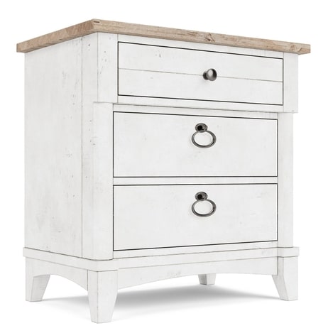 Riverside Furniture 91469 Maddox Three Drawer Nightstand