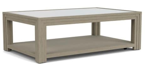 Riverside Furniture 91903 Wilde Rectangular Glass Top Coffee Table