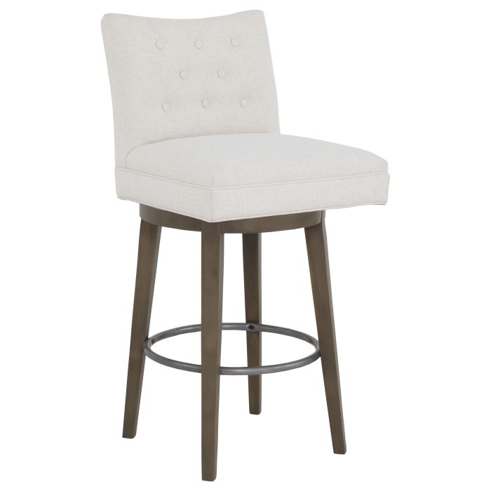 Fairfield 1202-08 Concave Short Back Swivel Bar Stool