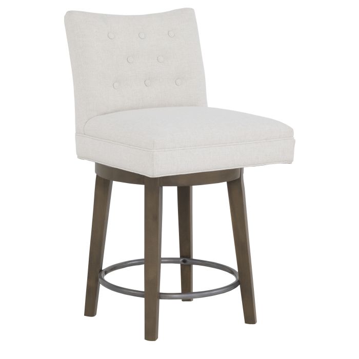 Fairfield 1202-C8 Concave Short Back Swivel Counter Stool