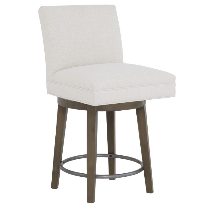Fairfield 1210-C8 Straight Short Back Swivel Counter Stool