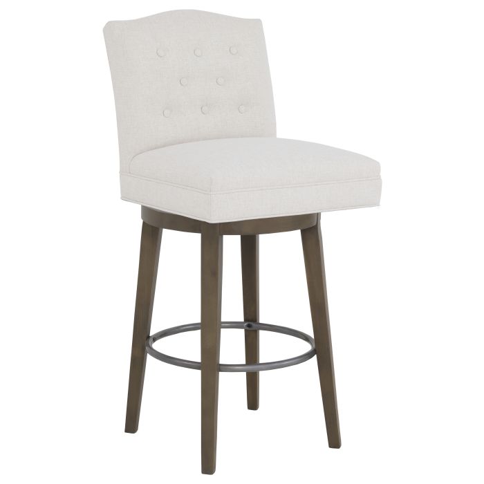 Fairfield 1222-08 Camel Short Back Swivel Bar Stool