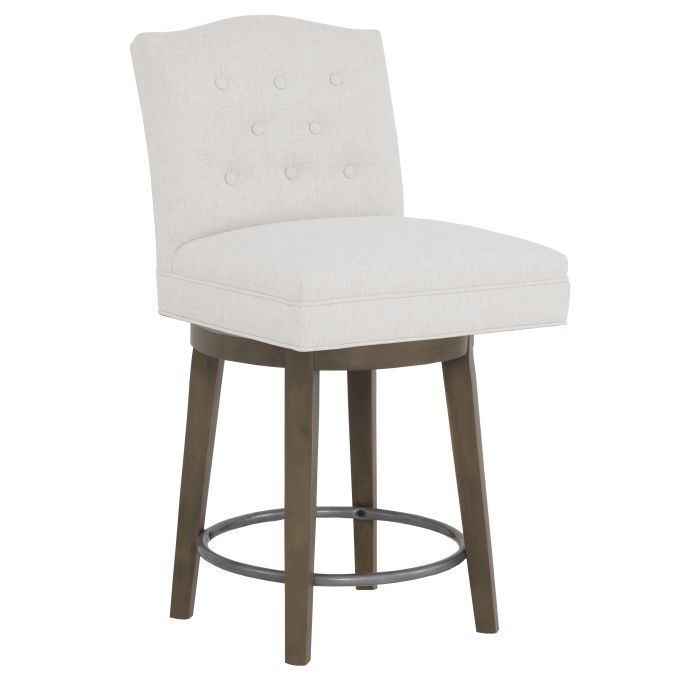 Fairfield 1222-C8 Camel Short Back Swivel Counter Stool