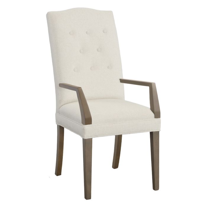 Fairfield 1226-04 Camel Tall Button Back Arm Chair