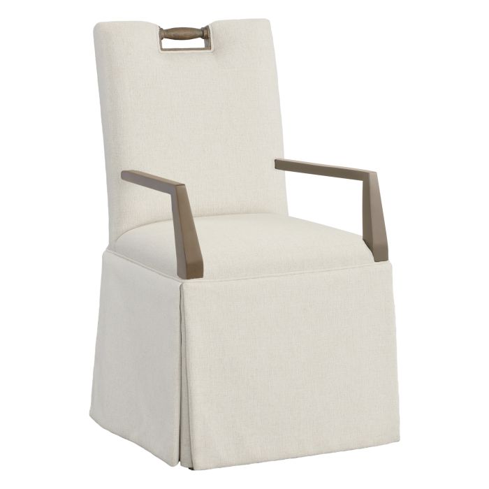 Fairfield 1231-04 Pull Short Back Skirted Arm Chair