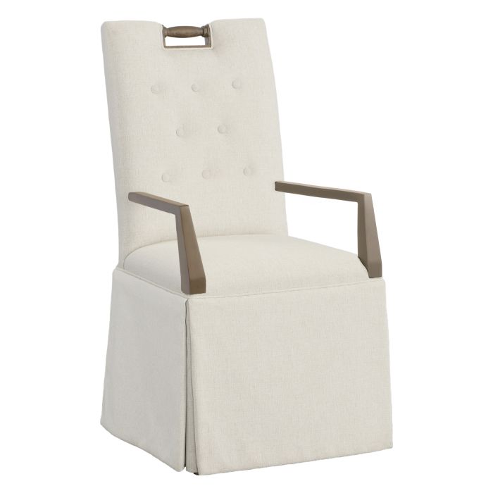 Fairfield 1237-04 Pull Tall Button Back Arm Chair