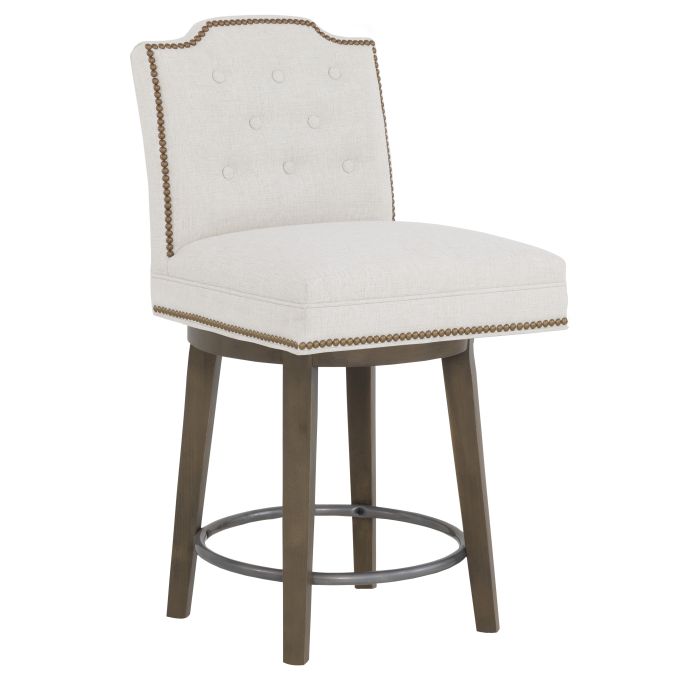 Fairfield 1242-C8 Empire Short Back Swivel Counter Stool